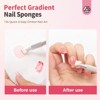 SAVILAND Pro Ombre Sponge Kit - 100-Count Gradient Tools w/Tweezer Pen for Aura Nails Salon & DIY. (Multicolor) - 3 of 4