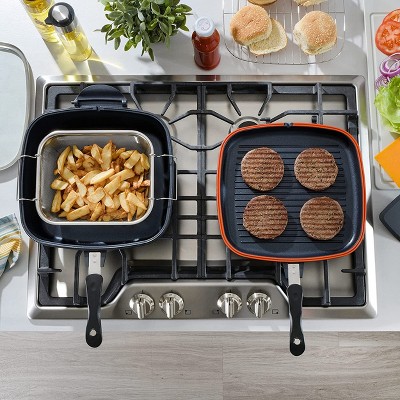 30" Deluxe Black Nonstick Multi-Function Cookware Set