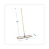 Boardwalk Cotton Dry Mopping Kit, 24 x 5 Natural Cotton Head, 60" Natural Wood Handle - image 2 of 4