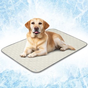 PetAmi Waterproof Cooling Blanket Mat for Dog Cat Pet, Anti Slip Indoor Cool Pad, Q-MAX Sofa Couch Bed Crate Cover - 1 of 4
