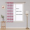 Deconovo Striped Tie-Up Room Darkening Curtain Shade, 1 Panel - 3 of 4