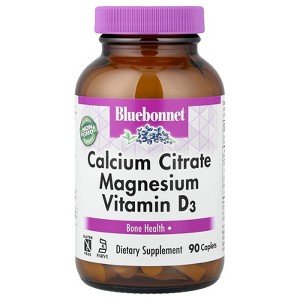 Calcium Citrate Magnesium Plus Vitamin D 90 Caps - Bluebonnet - 1 of 4