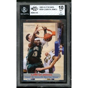 LeBron James Rookie Card 2003 SI For Kids #264 BGS BCCG 10 - 1 of 2