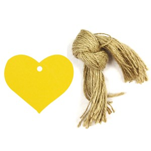Wrapables 50 Gift Tags with Free Cut Strings, True Heart - 1 of 4