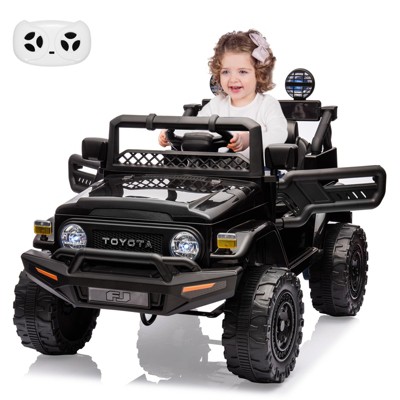 Kids Ride On Car, Licensed Toyota 12V Ride On Truck Car, Battery Powered Electric Kids Car with Remote Control