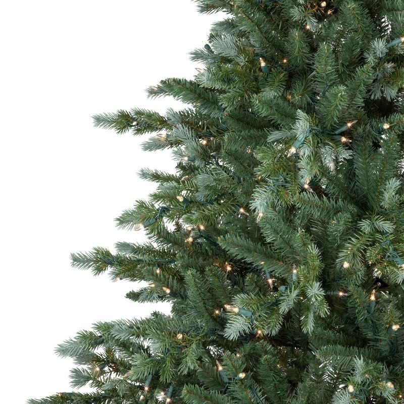 Northlight Real Touch™️ Pre-Lit Medium Blue Spruce Artificial Christmas Tree - 7' - Clear Lights, 5 of 10