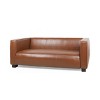 Sapphtopaz Modern PU Leather Sofa Couch Upholstered 3-Seater Sofa with Extra Deep Seat & Wood Legs,Comfy Couches for Living Room,Apartment - 3 of 4