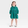 Toddler Girls' Long Sleeve Embroidered Woven Dress - Cat & Jack™ - 3 of 4