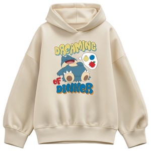 Women's - Pokémon - Munchlax Thanksgiving Oversized Fleece Hoodie