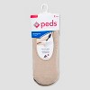 Peds Women's 2pk Cushioned Liner - Nude 5-10 - 2 of 3