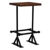 vidaXL Bar Set Multicolor Solid reclaimed wood and powder-coated steel - 2 of 2