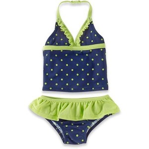OshKosh B'Gosh Infant/Toddler Girls' 2-Piece Halter Top Bikini Swim Sets - 1 of 3