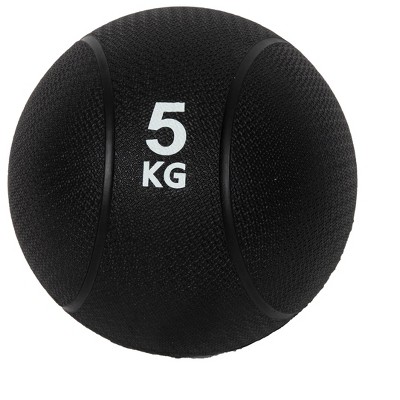 Mind Reader Medicine Ball, Black, 5 kg/11 lb.