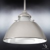 UHP2150 Americana Pendant Light, 8.25"H x 11"W, Polished Nickel Finish, Sunderland Collection - 3 of 4