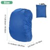 Unique Bargains Waterproof Backpack Rain Cover with A Carry Pouch for Hiking/Biking 1 Pc - 3 of 4