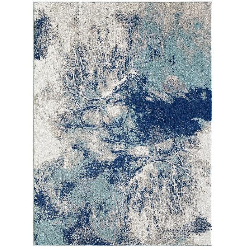 Luxe Weavers Abstract Color Splash Modern Area Rug, 2 of 7
