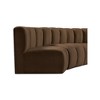 Meridian Furniture,Arc Velvet Modular Sofa - 3 of 4