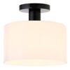 Hudson and Canal 10" Wide Semi Flush Mount with Glass Shade - 3 of 4