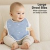 KeaBabies 8-Pack Organic Baby Bibs for Boy, Girl, Drool Bibs, Baby Bib for Girls, Boys,  Newborn Teething Bibs - 2 of 4