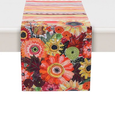 Laural Home Harvest Snippets Rectangle Table Runner