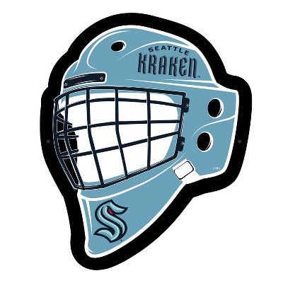 Evergreen Ultra-Thin Edgelight LED Wall Decor, Helmet, Seattle Kraken- 15.6 x 19 Inches Made In USA