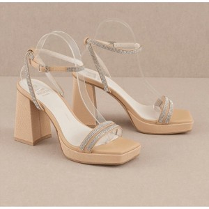 Women's Suva Rhinestone and Reptile Heel - OASIS SOCIETY - 1 of 1