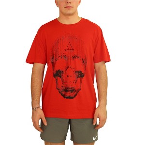 Elevenparis Mens Skull Graphic T-Shirt, Red, X-Large - 1 of 4