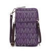 MKF Collection Cossetta Cell Phone Crossbody Wristlet Handbag Vegan Leather Versatile Multi-Use Phone Holder by Mia K - 2 of 4