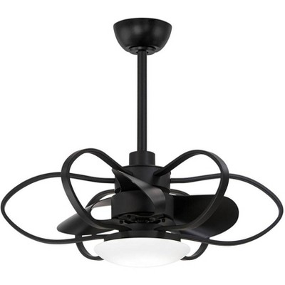 29" Minka Aire Gordon Coal LED Fandelier with Remote Control