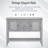 LunaLulinlk Storage Vintage Console Table with Four Small Drawers and Bottom Shelf for Living Rooms, Entrances and Kitchens - 2 of 4