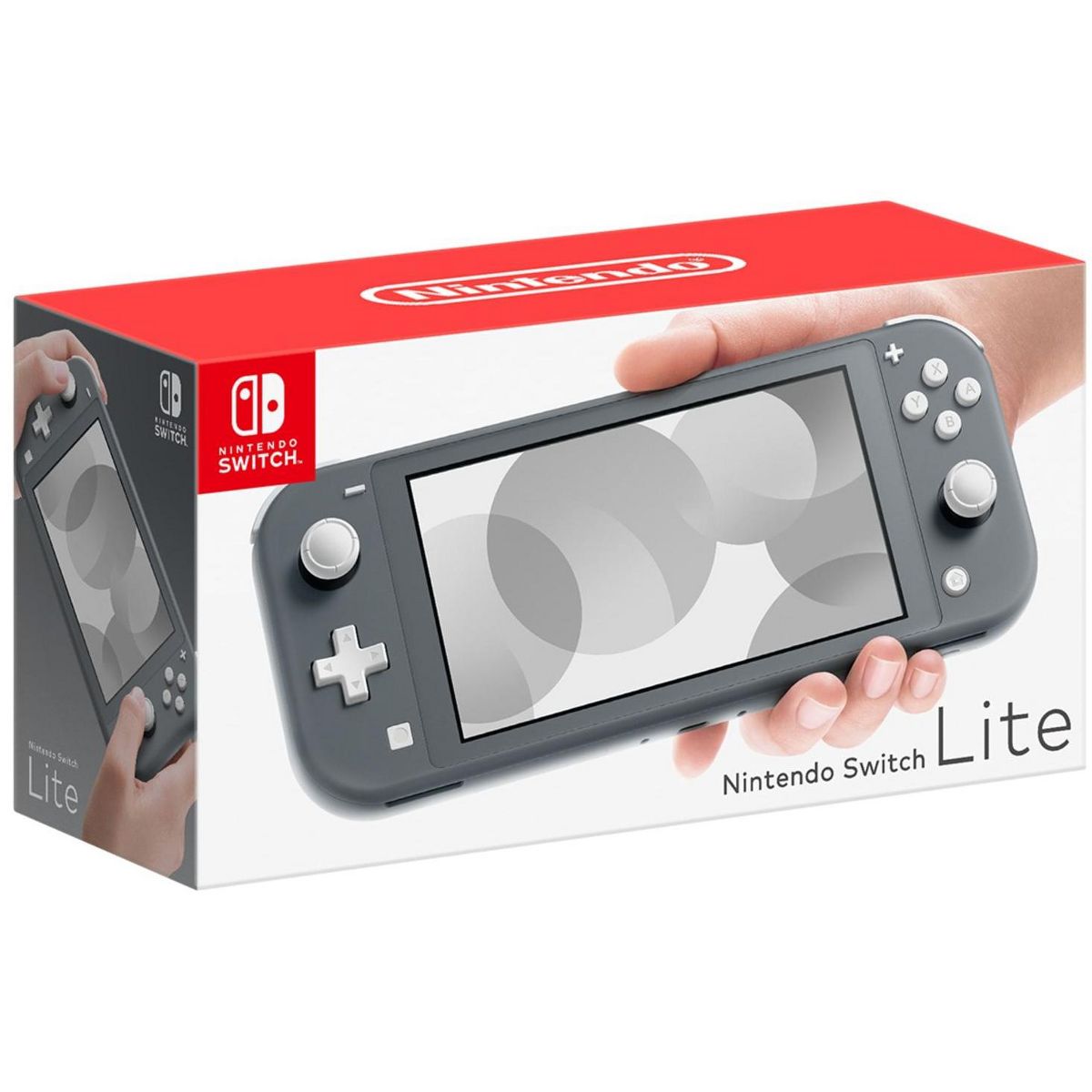 Nintendo Switch Lite Gaming Console - Gray - Manufacturer Refurbished - thumbnail 2