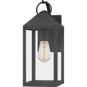 Quoizel Lighting Thorpe 1 - Light Sconce in  Mottled Black - 1 of 4
