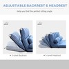 CAVINAS Bean Bag Chair with Adjustable Backrest and Headrest Convertible Floor Chair Lazy Sofa Chair with 2 Pillows - 4 of 4