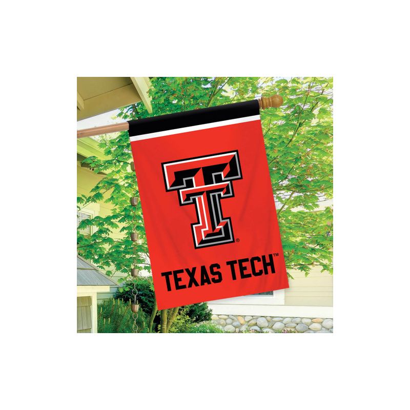 Briarwood Lane Texas Tech Red Raiders House Flag NCAA Licensed 28" x 40", 3 of 4