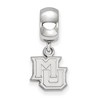 Black Bow Jewelry Sterling Silver Marquette Golden Eagles NCAA Bead Charm - 2 of 4