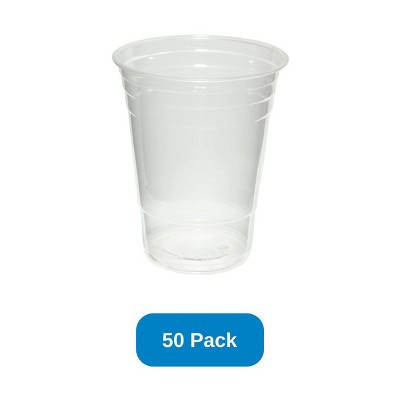 Inno-Pak 20 oz Cold Cup Recycled PET Plastic Clear - Pack of 50