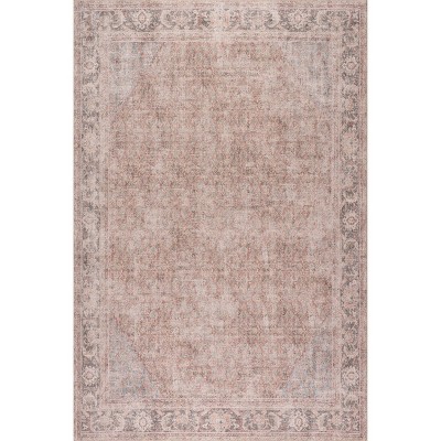 Nuloom Hillstone Collection Cataleya Traditional Vintage Medallion Area Rug