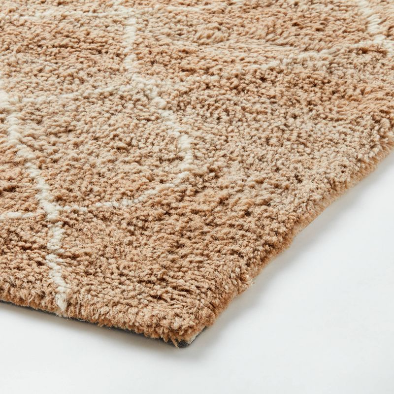 Moroccan Wool Shag Rug Brown - Threshold™ designed with Studio McGee, 3 of 5