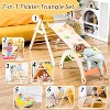 deli 7 in 1 Pikler Triangle Set, Large Size Toddler Climbing Triangle Set, Wooden, Foldable Montessori Climbing Set - 2 of 4