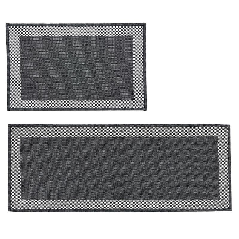 Great Bay Home Machine Washable 2 Pack Accent Rug for Entryway (20" x 30" & 20" x 50"), 1 of 6
