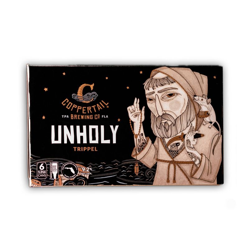 Coppertail Unholy Trippel Beer - 6pk/12 fl oz Cans, 3 of 6