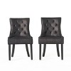 NicBex Small Upholstered Dining Chairs with Curved Legs,Modern Mid-Century Style Accent Chairs for Dining Room,Set of 2 - 2 of 4