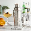True Swivel Recipe Cocktail Shaker, Stainless Steel Shaker with 8 Recipes, 24 Oz Capacity, Silver - 3 of 4
