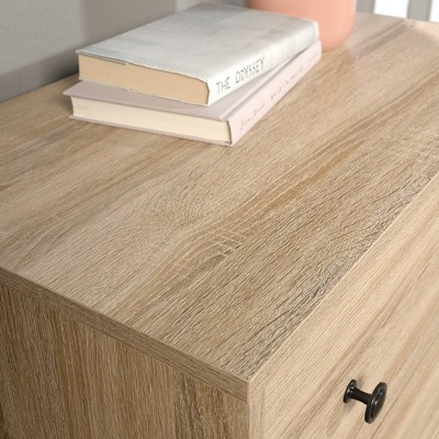 Charter Oak Industrial 4-Drawer Chest with Black Metal Base