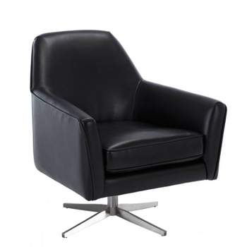 Comfort Pointe Phoenix Leather Gel Swivel Arm Chair
