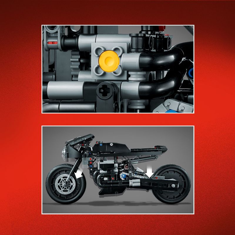 LEGO Technic THE BATMAN &#8211; BATCYCLE Motorcycle Model Toy 42155, 5 of 8