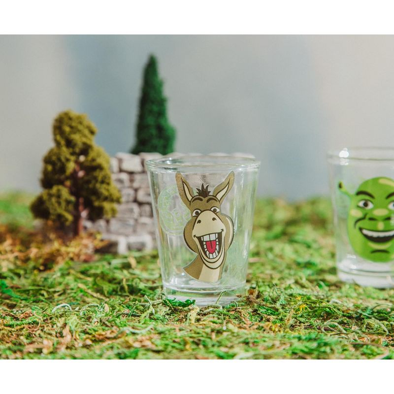 Silver Buffalo Shrek Characters 1.5-Ounce Mini Shot Glasses | Set of 4, 5 of 7