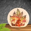Stony Creek 11.75 In Little Forest Friends Pre-Lit Round Orb Fall Autumn Pinecones Acorns Novelty Sculpture Lights - 2 of 4