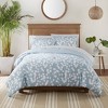 Ellen Botanical Leaf Antimicrobial Bedding Set - Serta - 2 of 4