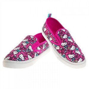 Kids Hello Kitty Collage Low Top Sneakers - 1 of 2